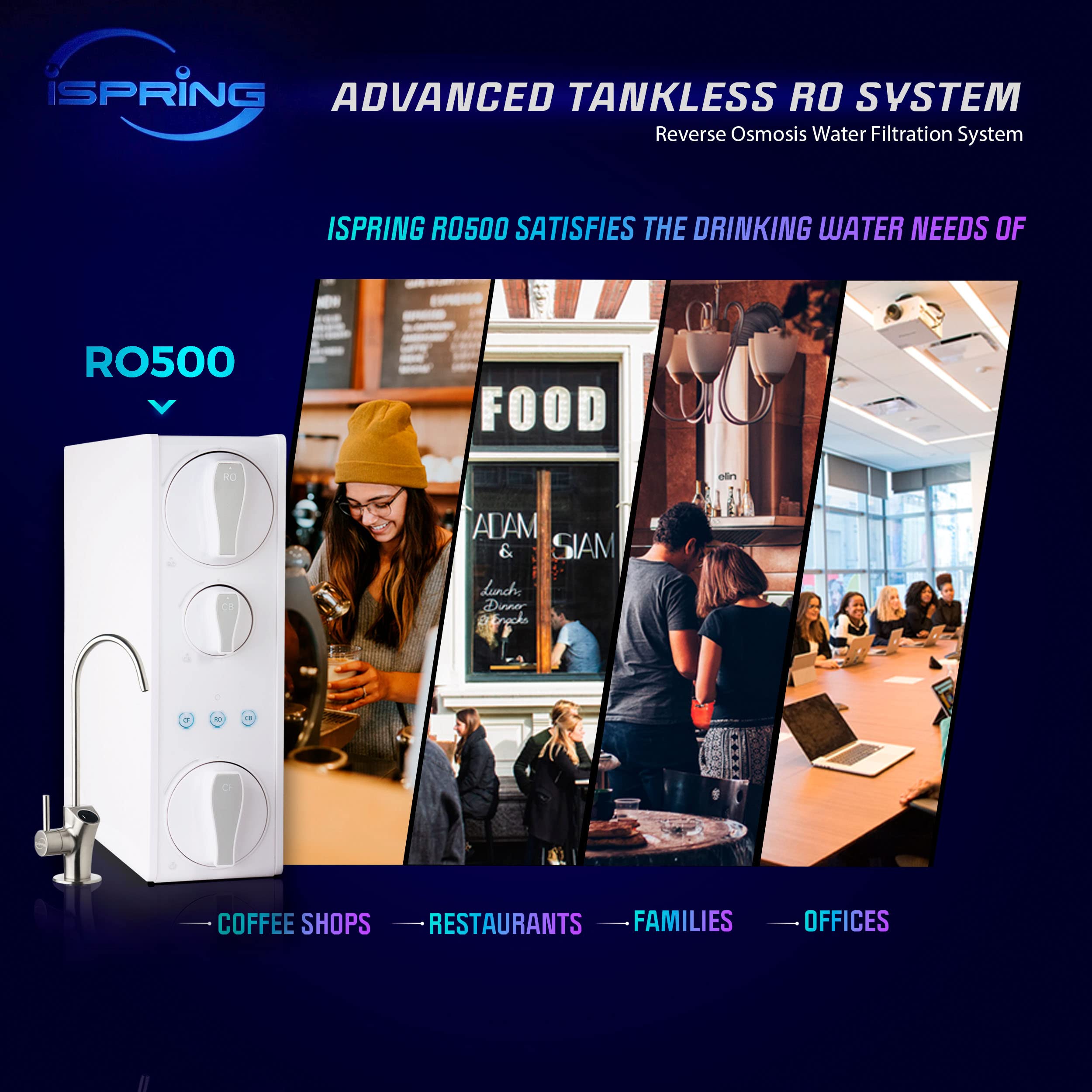 Amazon | iSpring F5-RO500AK 2年フィルター交換パック RO500AKタンク